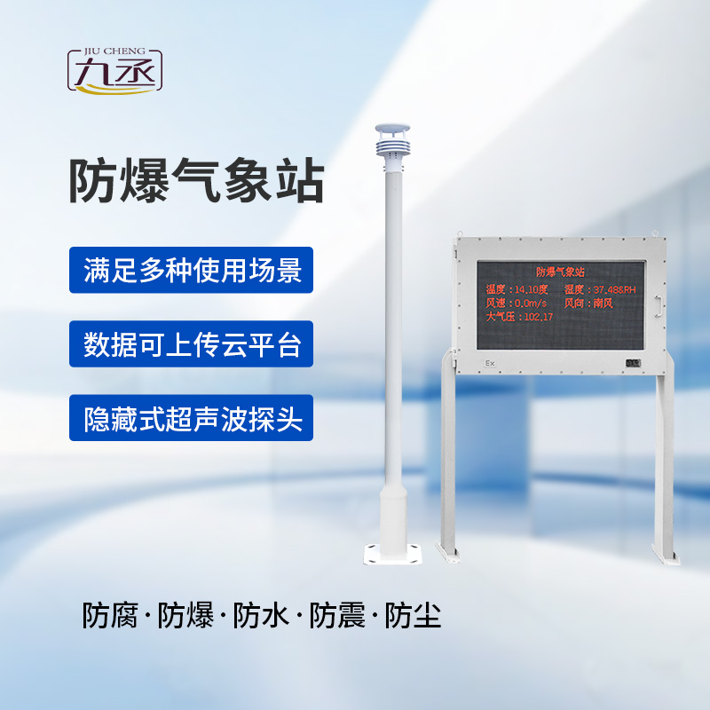 大屏款防爆氣象站，化工廠需要它的保護(hù)